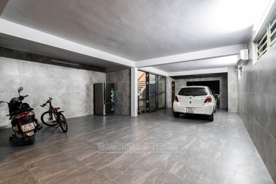 Bố trí hiệu quả diện tích sử dụng cho tầng hầm biệt thự Vinh - Nghệ An