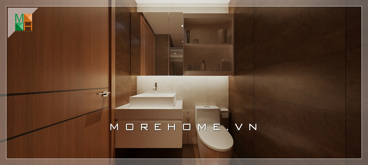 Mẫu thiết kế nhà vệ sinh biệt thự, chung cư mang phong cách hiện đại cuốn hút mọi ánh nhìn. Thiết kế nội thất biệt thự